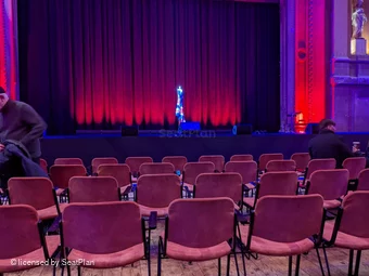 Alexandra Palace Theatre Stalls E19 view from seat photo