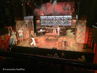 Arts Theatre Circle A3 view from seat photo