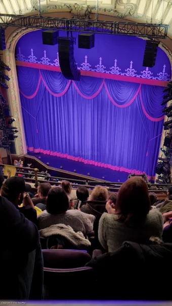 Lyceum Theatre Balcony G12 view from seat photo