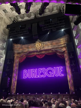 Savoy Theatre Stalls K9 view from seat photo