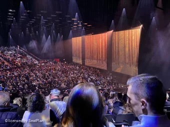 ABBA Arena Block K P9 view from seat photo