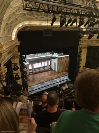 Hudson Theatre Balcony D13 view from seat photo