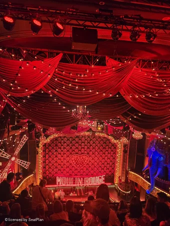 Piccadilly Theatre Grand Circle F22 view from seat photo