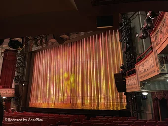 Broadhurst Theatre Orchestra M18 view from seat photo
