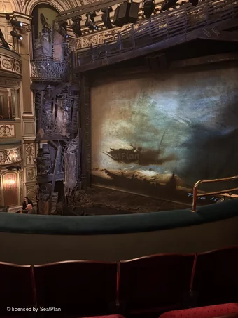 Sondheim Theatre Dress Circle C3 view from seat photo