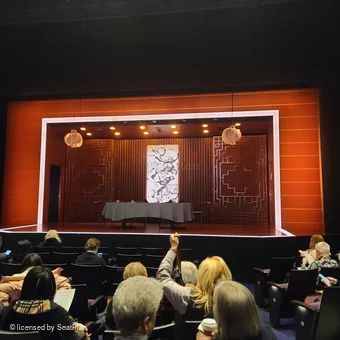 Laura Pels Theatre Orchestra J102 view from seat photo