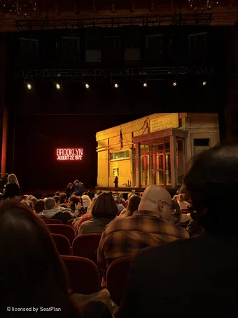 August Wilson Theatre Orchestra M107 view from seat photo