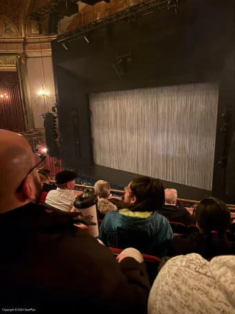 St James Theatre Mezzanine E20 view from seat photo