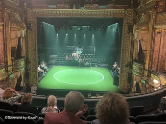 Theatre Royal Haymarket Royal Circle F12 view from seat photo