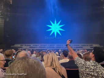 London Palladium Stalls L23 view from seat photo
