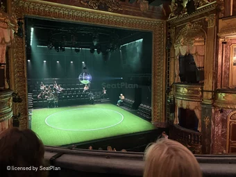 Theatre Royal Haymarket Royal Circle B20 view from seat photo