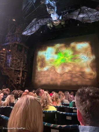 Apollo Victoria Theatre Stalls J18 view from seat photo