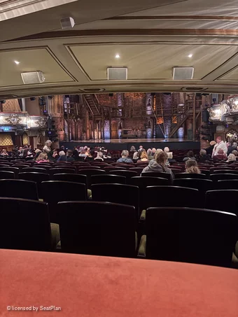 Victoria Palace Theatre Stalls Box B1 view from seat photo