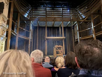 Garrick Theatre Stalls E14 view from seat photo