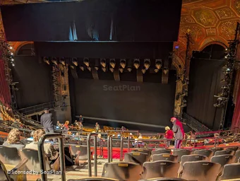 Studio 54 Theatre Mezzanine LL104 view from seat photo