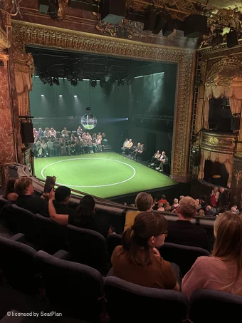 Theatre Royal Haymarket Royal Circle D25 view from seat photo