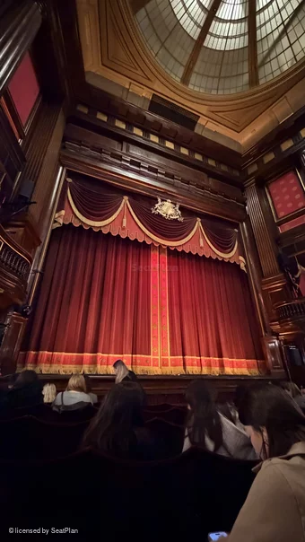 St Martin's Theatre Stalls F5 view from seat photo
