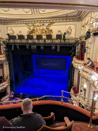 Noel Coward Theatre Grand Circle D4 view from seat photo