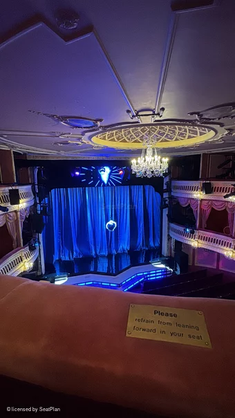 Criterion Theatre Upper Circle A22 view from seat photo