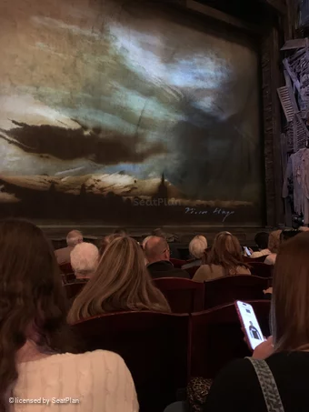 Sondheim Theatre Stalls F24 view from seat photo