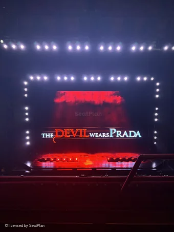 Dominion Theatre Circle B26 view from seat photo