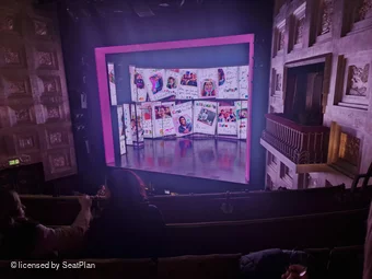 Savoy Theatre Dress Circle C3 view from seat photo