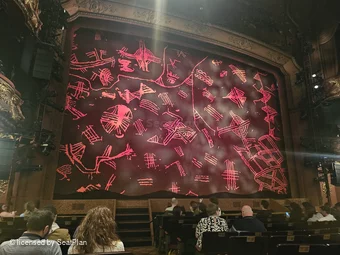 Lyceum Theatre Stalls J32 view from seat photo