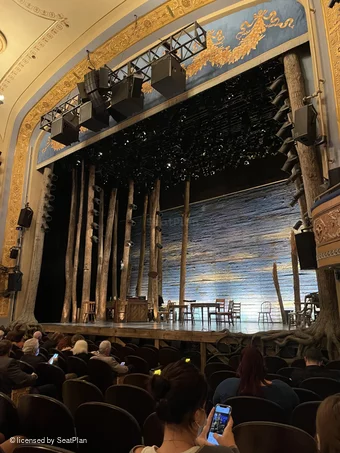 Gerald Schoenfeld Theatre Orchestra J14 view from seat photo