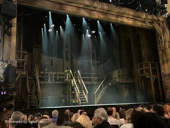 Victoria Palace Theatre Stalls L36 view from seat photo