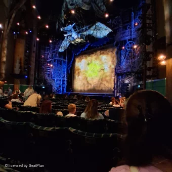 Apollo Victoria Theatre Stalls O4 view from seat photo