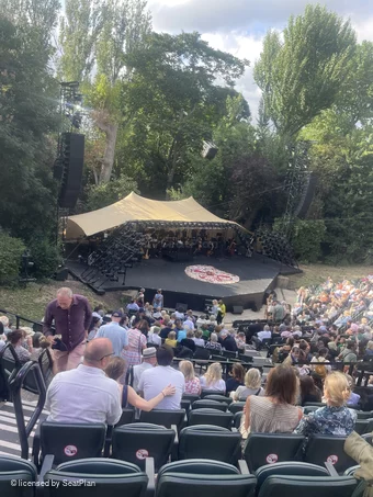 Regent's Park Open Air Theatre Upper Right S86 view from seat photo