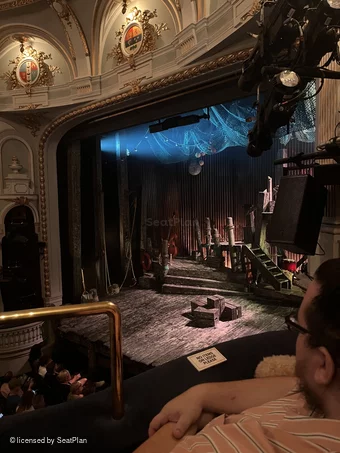 Ambassadors Theatre Circle B1 view from seat photo