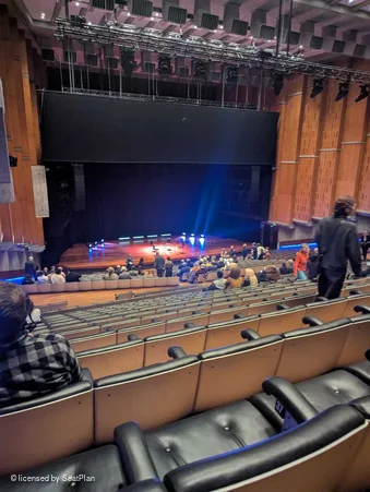 Queen Elizabeth Hall Rear Stalls PP38 view from seat photo