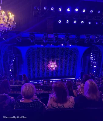 Lunt-Fontanne Theatre Rear Mezzanine E119 view from seat photo