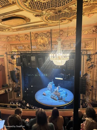 Longacre Theatre Balcony D9 view from seat photo