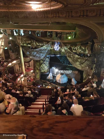 His Majesty's Theatre Balcony A5 view from seat photo