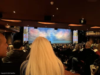 Prince of Wales Theatre Stalls T39 view from seat photo