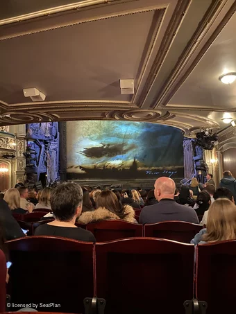 Sondheim Theatre Stalls R3 view from seat photo