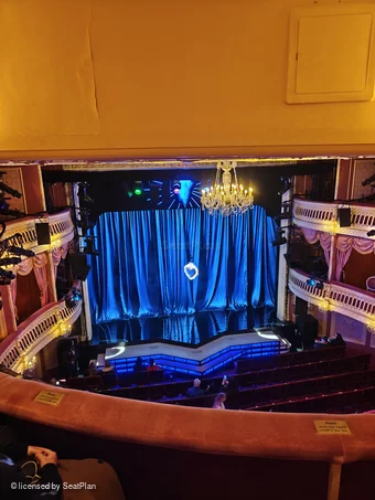 Criterion Theatre Upper Circle C16 view from seat photo
