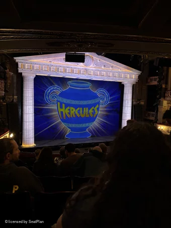 Theatre Royal Drury Lane Royal Circle G39 view from seat photo
