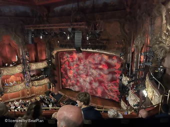 Lyceum Theatre Grand Circle D3 view from seat photo