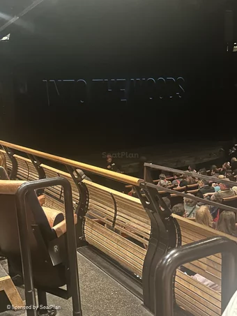 Bridge Theatre Stalls S56 view from seat photo