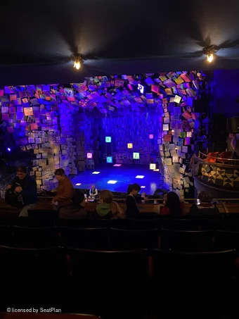 Cambridge Theatre Dress Circle F6 view from seat photo