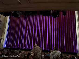Music Box Theatre Orchestra N6 view from seat photo