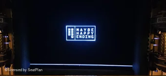 Belasco Theatre Mezzanine B109 view from seat photo