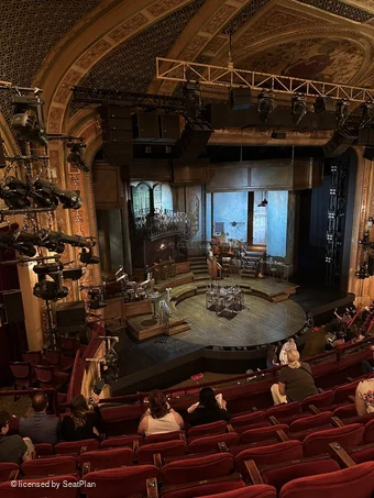 Walter Kerr Theatre Mezzanine F23 view from seat photo