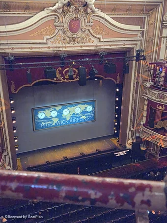 King's Theatre Glasgow Gallery A36 view from seat photo