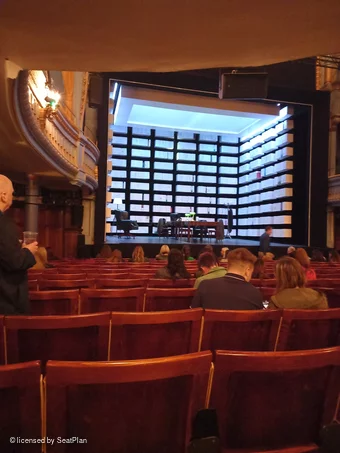 Harold Pinter Theatre Stalls M18 view from seat photo