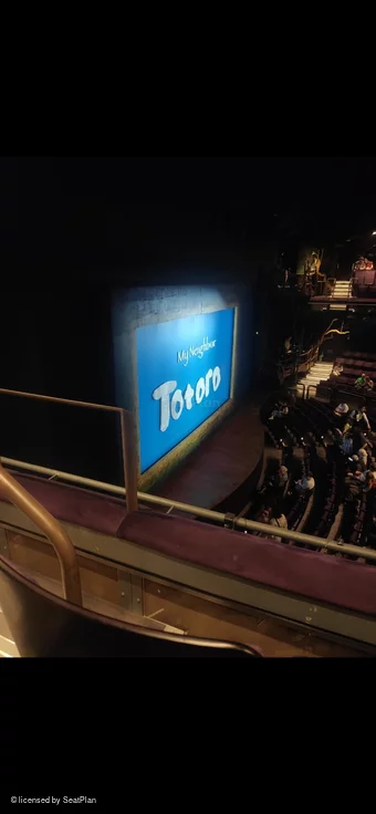 Gillian Lynne Theatre Circle B77 view from seat photo