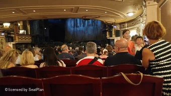 Gielgud Theatre Stalls U1 view from seat photo